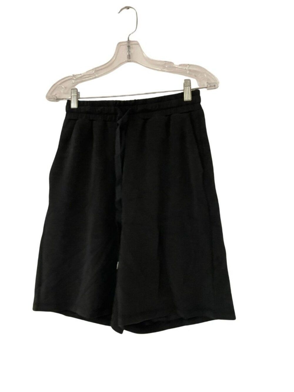 Oysho Sport Womens Shorts Small Black athletic High Rise 1245/666 NWT